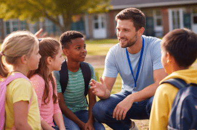 enfants activite periscolaire encadrement animateur