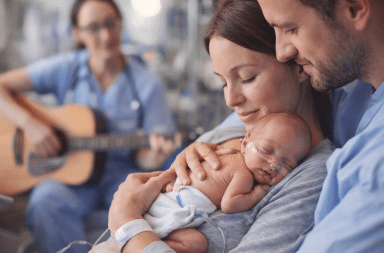 bebe premature musicotherapie hopital parents