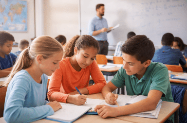 eleves college travail classe concours scolaire